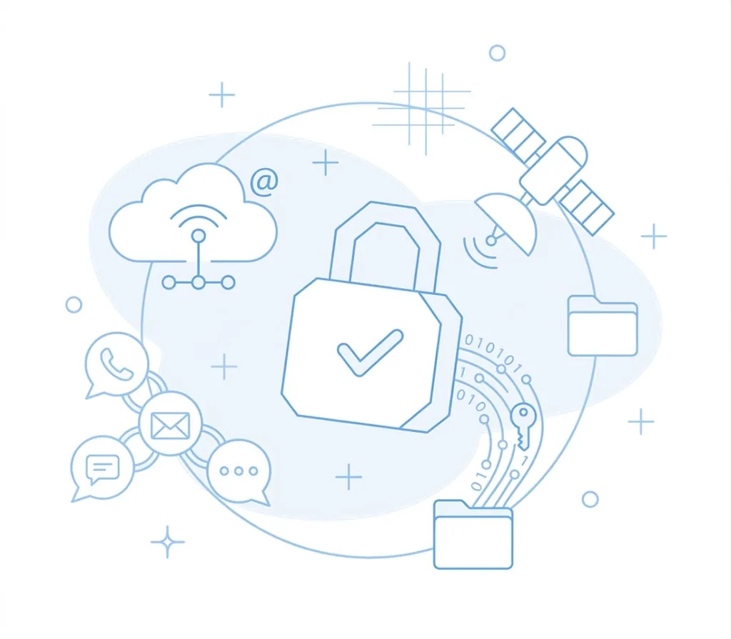 Corporate communication and data protection in aXtura